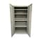 Steel Cabinets Usa Storage Cabinet, 72 in H, 36 in W, Putty, 4 Shelves UA-362472-P - alternate 3